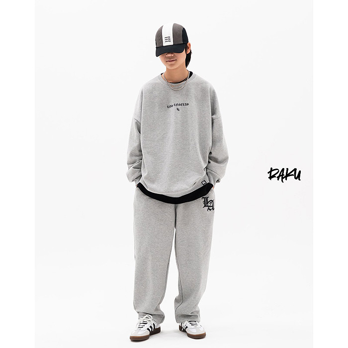 儿童数字休闲套装 RAKU韩国南大门童装2025秋款中大男童运动服543