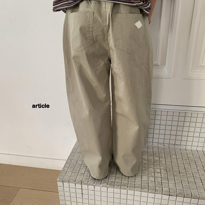 儿童时尚百搭直筒休闲裤ARTICLE韩国代购童装26春款男女童长裤317