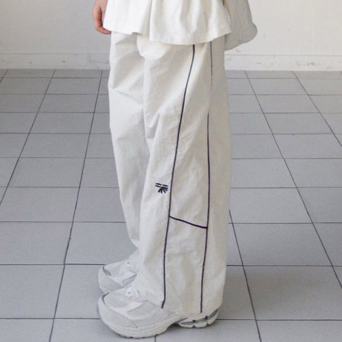 儿童抽绳拼接运动裤 oahu韩国进口童装26春款中大男女童休闲裤313