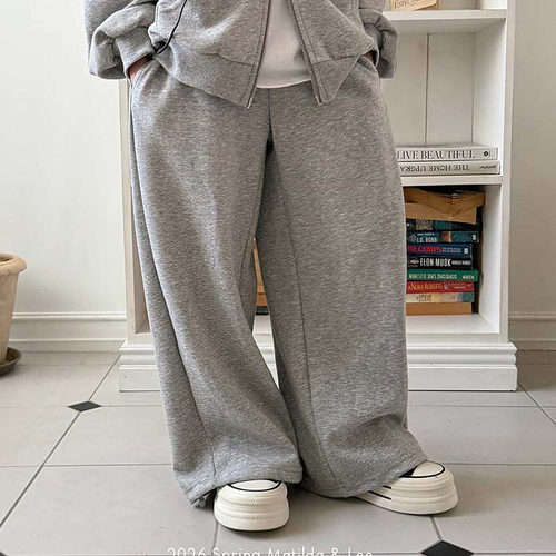 中大男女童时尚阔腿休闲裤 MATILDA韩国代购童装26春儿童长裤986