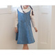 26春款 洋气牛仔连衣裙MilkPowder韩国童装 代购 儿童女童背心裙542
