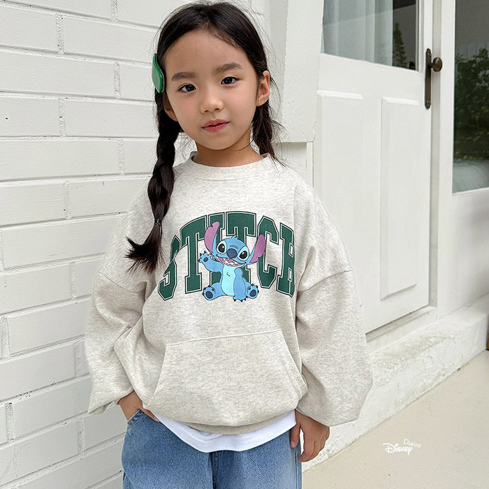 儿童字母卡通袋鼠口袋卫衣 韩国南大门童装2025秋款中大男女童705