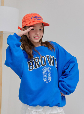 女童中大童时尚宽松字母卫衣 Dore韩国代购进口童装26春款儿童431