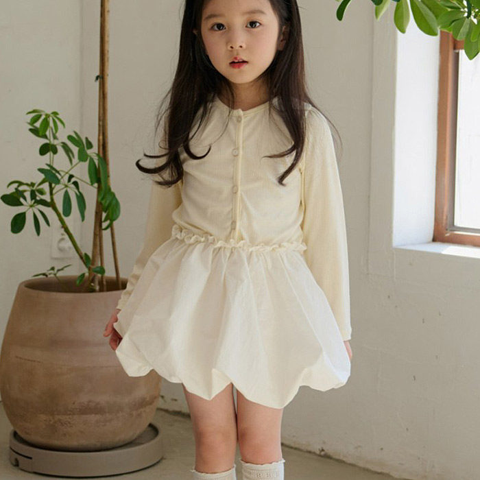 儿童洋气拼接花苞连衣裙 韩国代购南大门童装2026春款女童裙子856