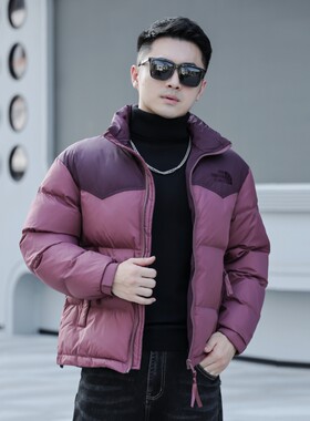 韩版立领休闲短款羽绒服