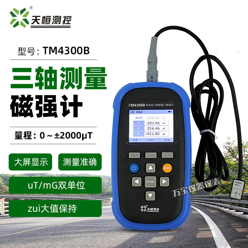 天恒TM4100BTM4300B便携式磁通计