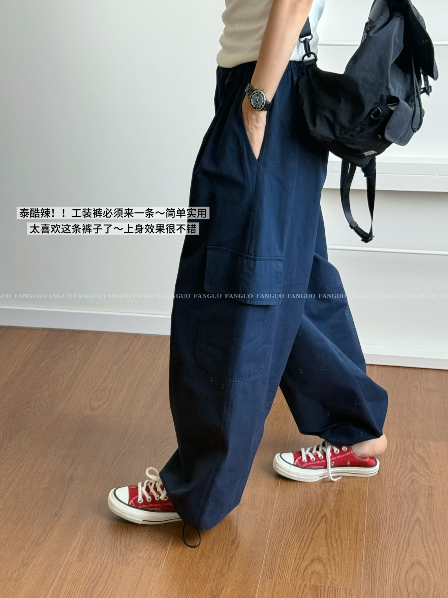 stetament 原厂!美式复古户外山系棉质口袋直筒休闲裤工装裤包邮