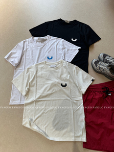 T恤女情侣款 韩国大C 棉质休闲宽松短袖 经典 2024 帅一万年