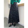 Hepburn style retro.grace French Pendulum High waist wave skirt skirt New early autumn 395