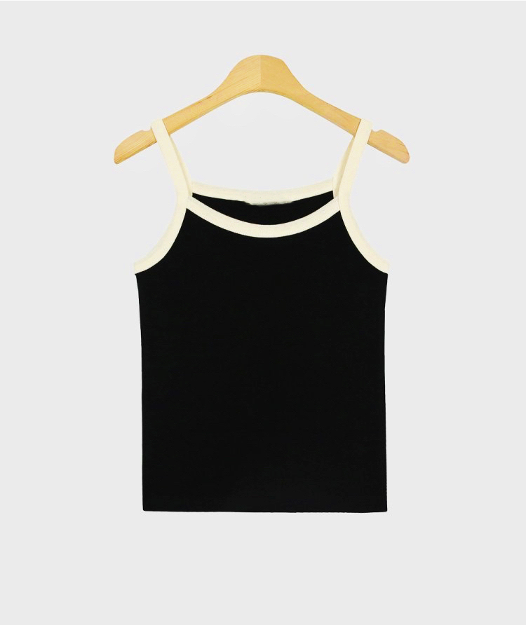 韩国东大门 软糯绝了 极简高级亲肤弹力吊带背心女 2024春夏新款
