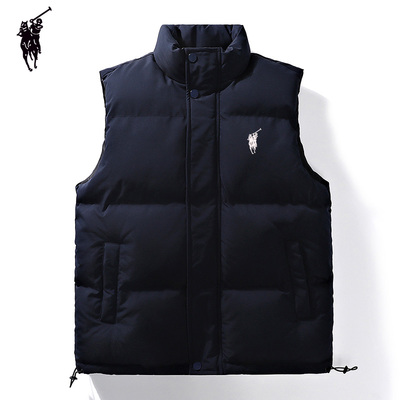 保罗2025爆款羽绒棉马甲夹男款