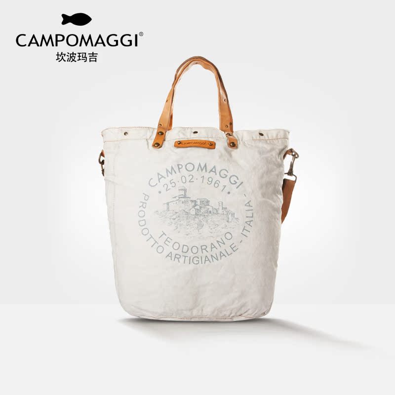 Campomaggi¿²²¨Â꼪Òâ´óÀû¸´¹ÅÊÖ¹¤Ê±Éз«²¼Ë«Ãæ±³ÊÖÌáб¿æ°ü