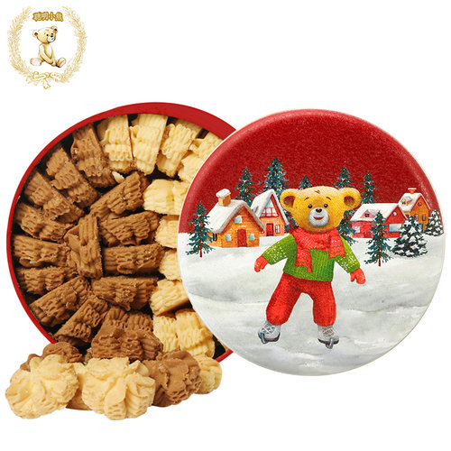 香港人气美食珍妮曲奇小熊饼干