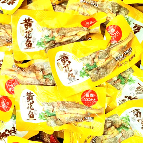 烟台特产悦泰五香黄花鱼即食零食