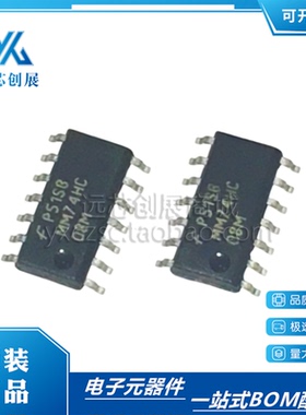 原装正品  MM74HC08M 封装 SOP-14  CMOS 硅栅 四路2输入与门芯片
