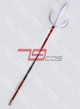 79COS战国无双战国BASARA真田幸村天霸绝枪朱罗精品动漫道具定做