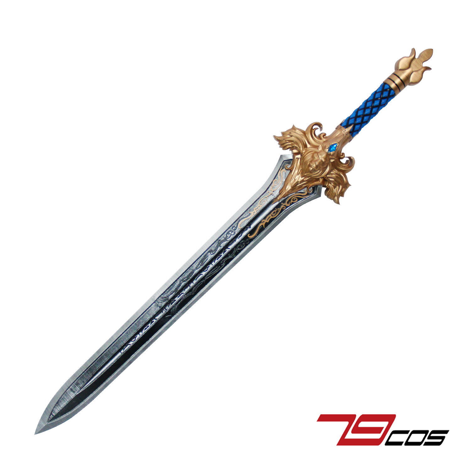 79COS魔兽世界电影版莱恩乌瑞恩国王COSPLAY动漫精品道具定做1146