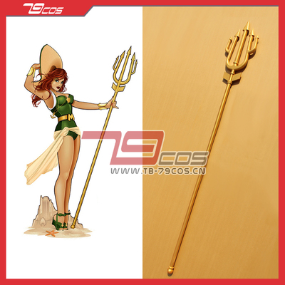 DC Bombshells Mera全套三尖叉腰带手镯精品动漫COSPLAY道具定做