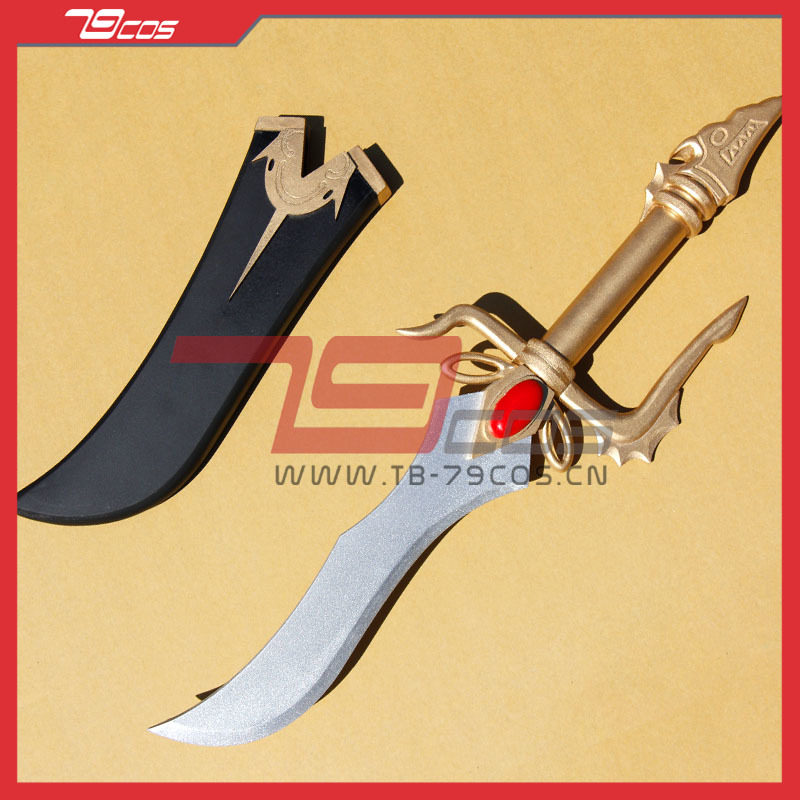 79cos定做魔笛magi阿里巴巴巴尔巴德之剑cosplay精品手工道具0235