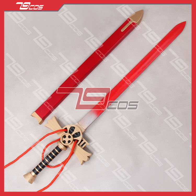79COS终结的炽天使百夜米迦尔红色版剑和鞘COSPLAY精品道具定做