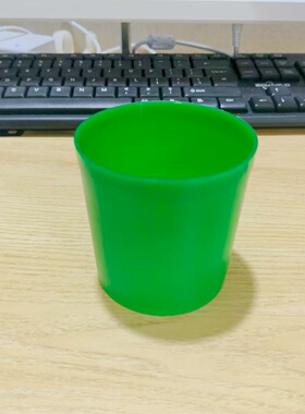 绿色小清新花盆水培塑料花盆树脂多肉绿萝桌面花盆加厚简约小无孔