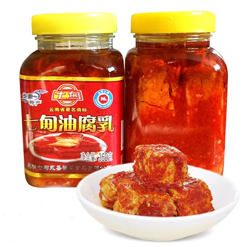 云南特产正宗七甸油腐乳香辣下饭