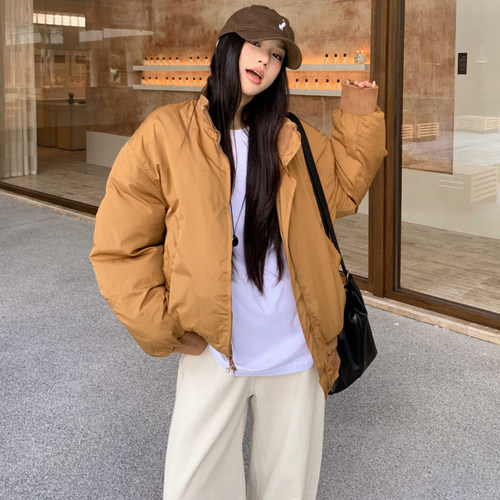 美式痞帅立领加厚棉衣棉服棒球服