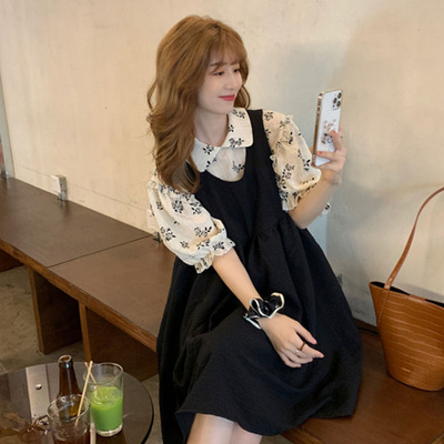 胖mm遮肚藏肉套装独束大码女装