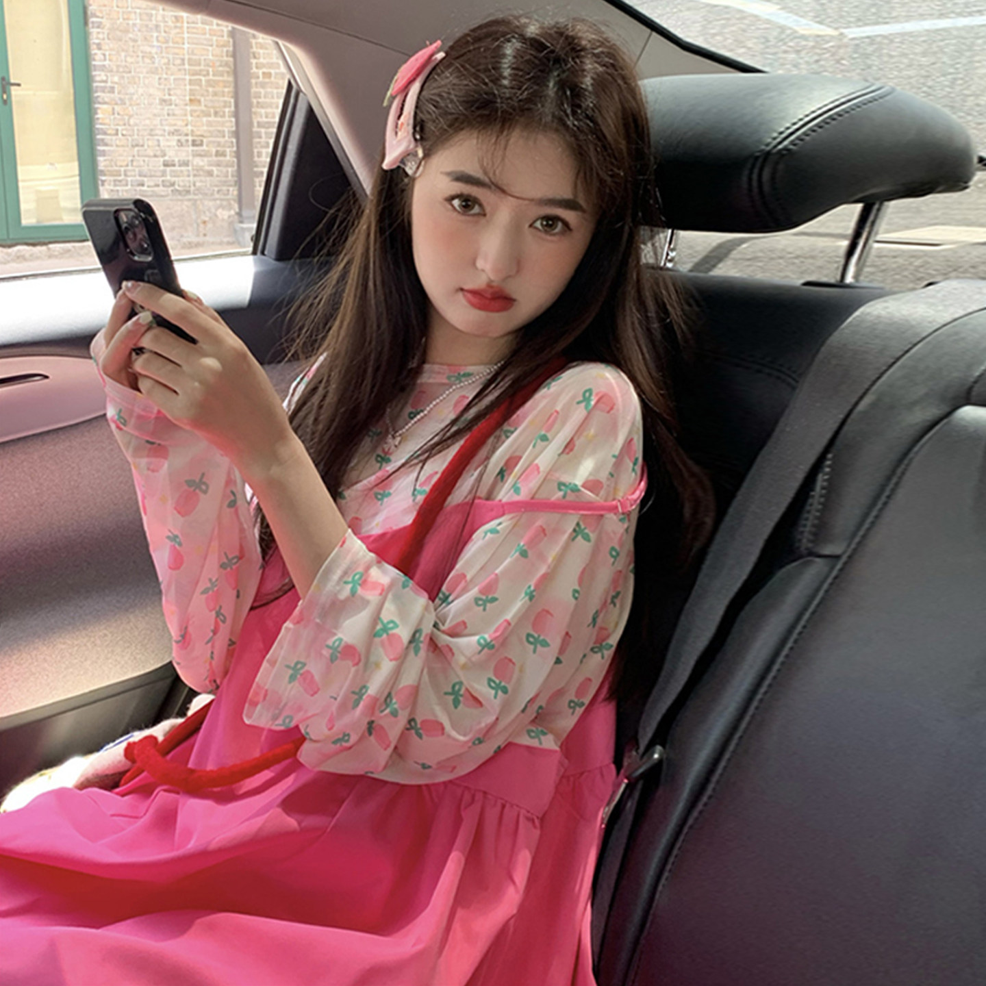 大码女装多巴胺穿搭胖mm显瘦套装郁金香长袖防晒衣+糖果色吊带裙,女装/女士精品,大码套装,淘宝优惠券,粉丝福利购,淘宝优惠卷