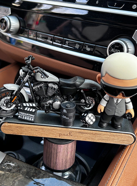 泡泡玛特kubo临时停车牌挪车电话牌车载摆件号码牌汽车饰品高级