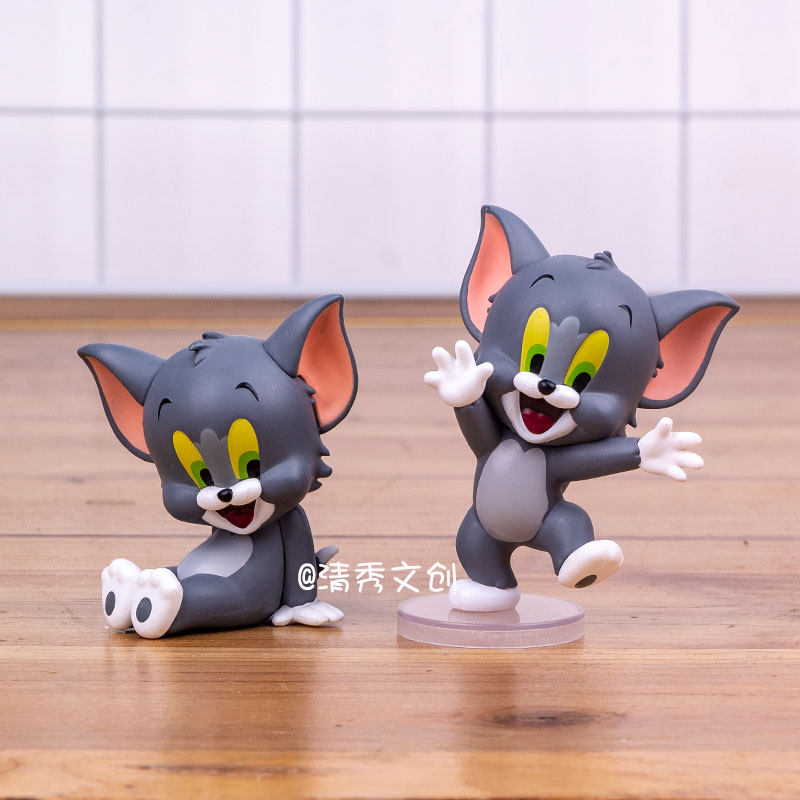 清秀文创 名创优品tom and jerry树脂桌面卡通摆件猫跟老鼠可爱造