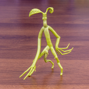 瑕疵款 绝版 神奇动物护树罗锅手办模型创意铁线人造型摆件