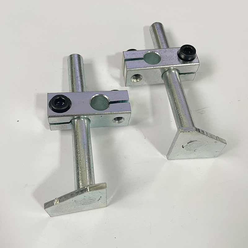 元宝机配件潍坊河北常规型号通用折角板带固定块配螺丝一对10毫米