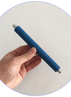 全自动折叠金元宝机配件实拍压纸蓝色细胶辊总长175胶长152直径17