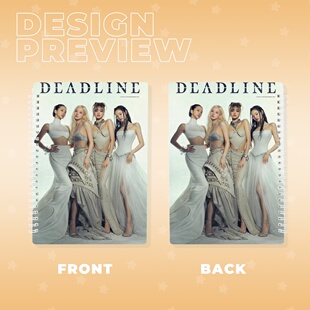 现货女团BP粉墨Deadline新专辑2026印花学生办公a5线圈本内页50