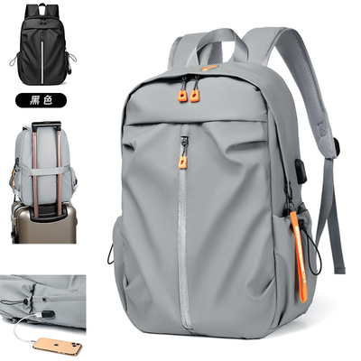 color fashion men's business multifunctional casual backpack