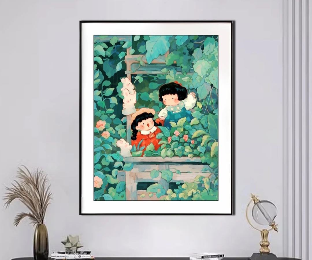 【新疆长绒棉绣布】当时年少十字绣大格60*80cm