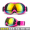 Super Value - Pink Frame Colorful Film Gift Ski Socks+Mask