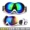 Super Value - White Box Colorful Film Gift Ski Socks+Mask