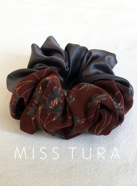 Miss Tura韩国进口高品质民族风大肠发圈 束发百搭 好用发绳