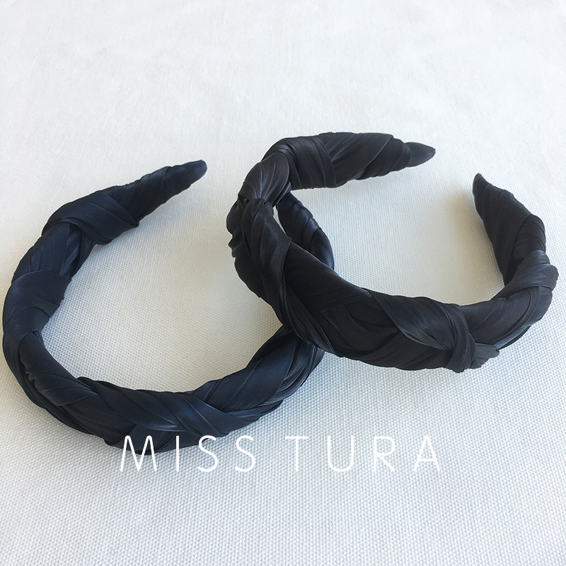 MissTura丝绸面料发箍简约百搭