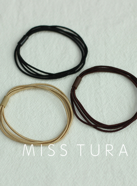 Miss Tura韩国进口高品质好搭配多股发绳扎马尾发圈