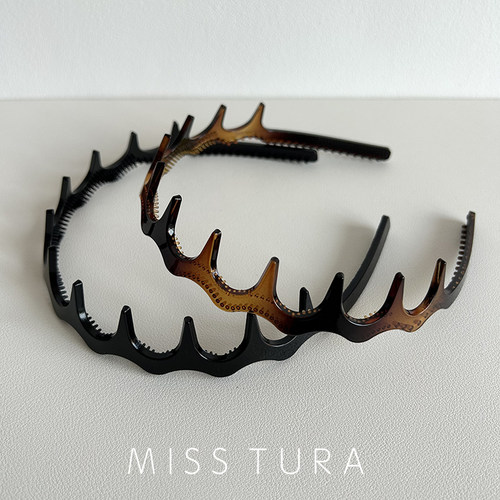 MissTura韩国进口带齿洗脸发箍