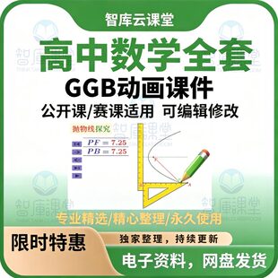 高中数学GGb课件 完整820套 赛课公开课适用可编辑修改电子版资料