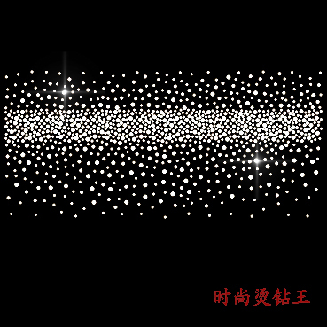 辅料配件 家直销烫图 水钻贴 闪亮满天星长条烫钻成品烫图T192