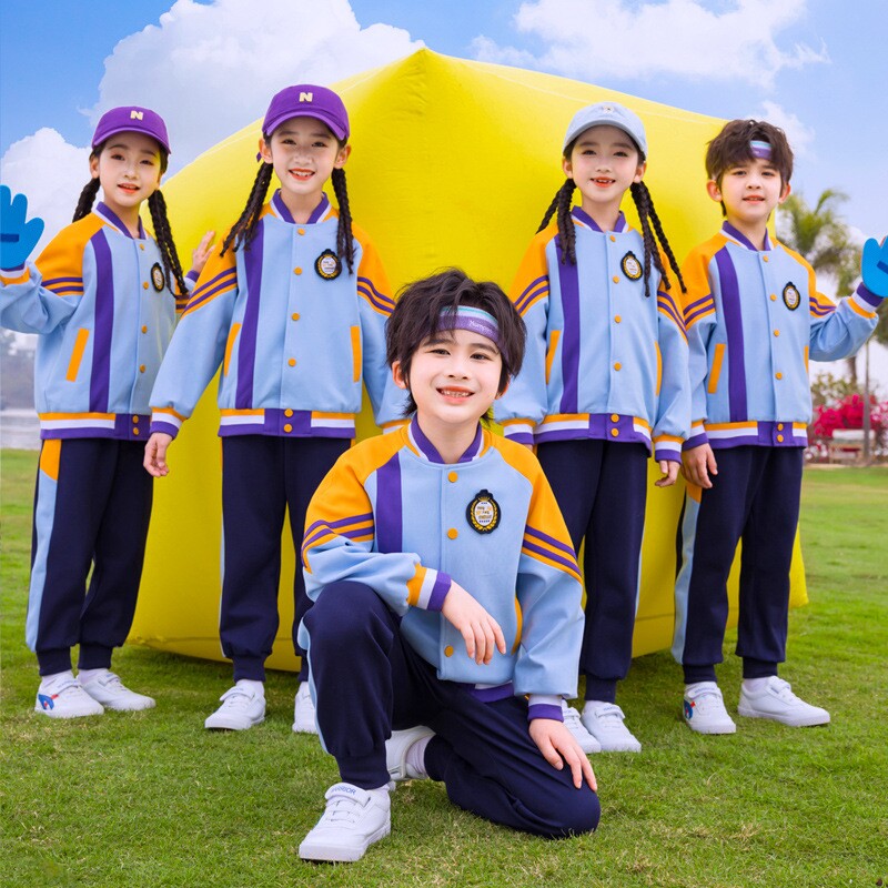小学生校服春夏套装幼儿园秋冬季园服儿童班服夏季短袖教师服团购