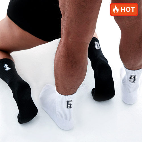 sockkon数字1069健身毛巾底袜子