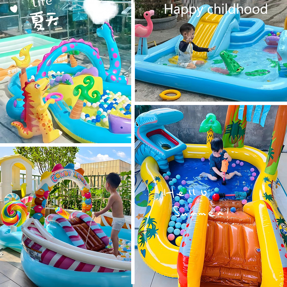 婴儿童充气游泳池洋球池戏水池