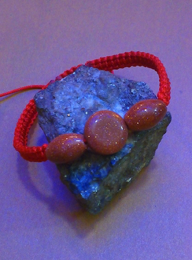 转运珠手串饰品本命年红绳