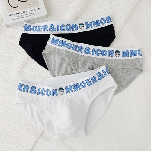 男士三角内裤卡通腰带棉质包邮